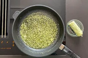 Butter für das Aroma mit Kräuter