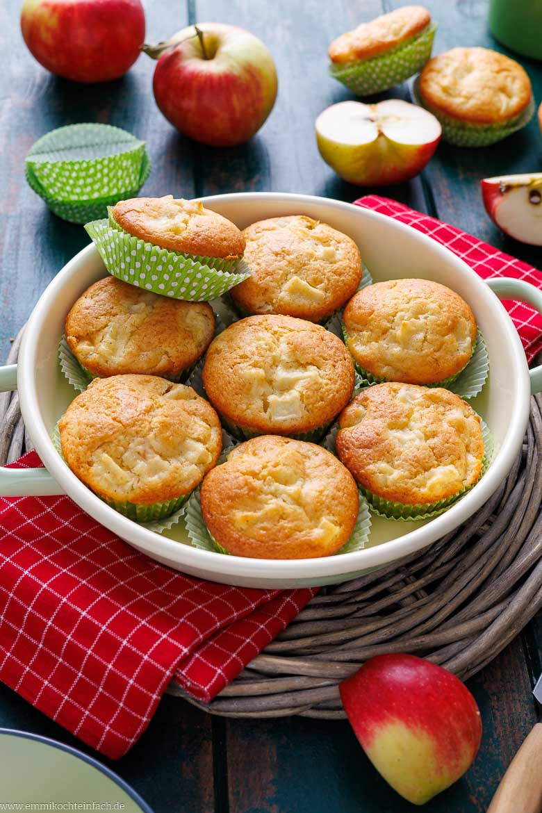 Apfelmuffins saftig lecker gebacken