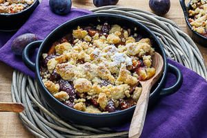 Zwetschgen Crumble Rezept