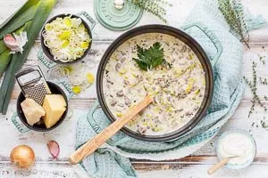 Käse-Lauch-Suppe Rezept
