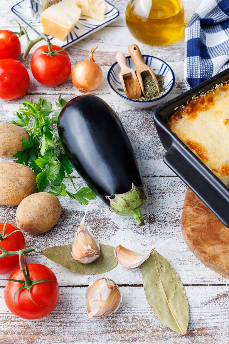 Zutaten für Moussaka