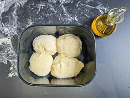 Teig am Backtag aus dem Kühlschrank holen