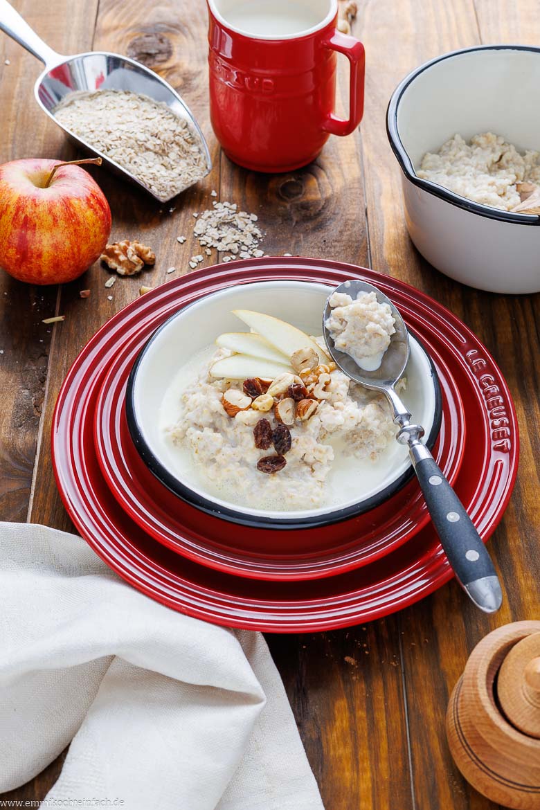 Verschiedene Toppings machen das Porridge besonders lecker