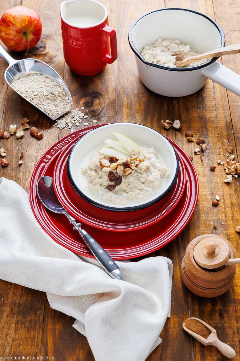 Haferbrei ist ein gesundes Fr&uuml;hst&uuml;ck und bietet genug Energie f&uuml;r den Tag