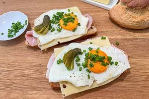 Brot belegen