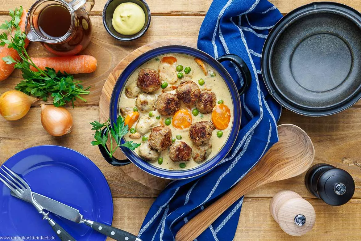 Wikingertopf Rezept mit Hackbällchen