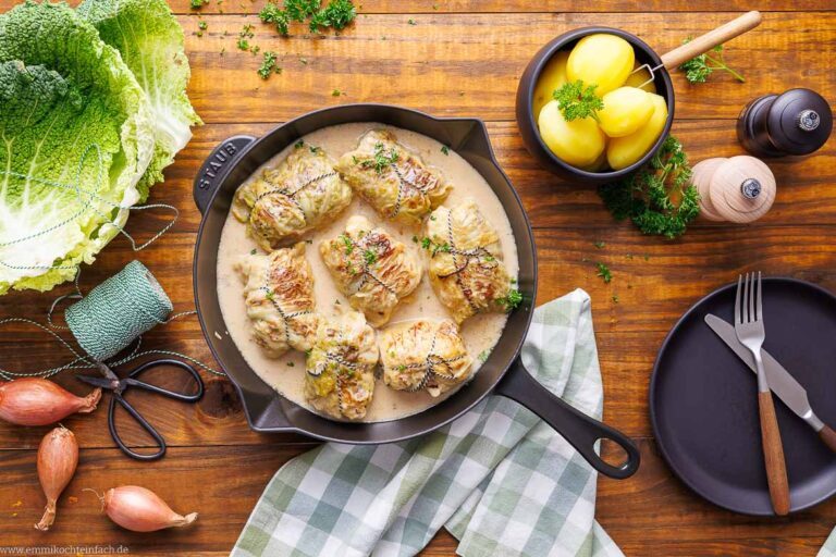 Kohlrouladen mit Hackfleisch