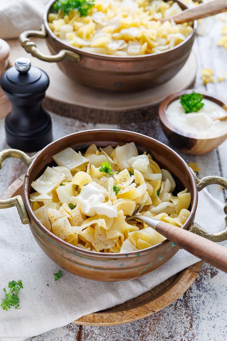 Fleckerl mit Kraut nach &ouml;sterreichischer Art