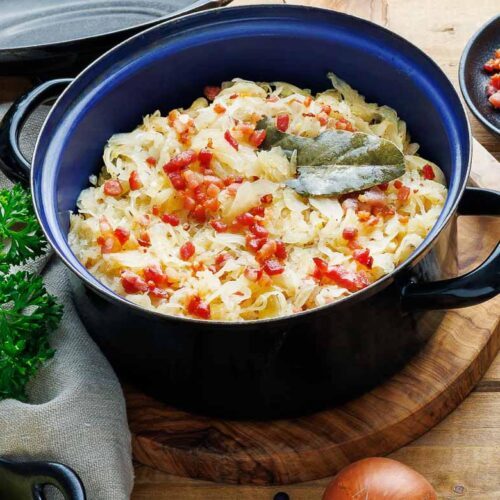 Sauerkraut mit Speck Sauerkraut mit Speck