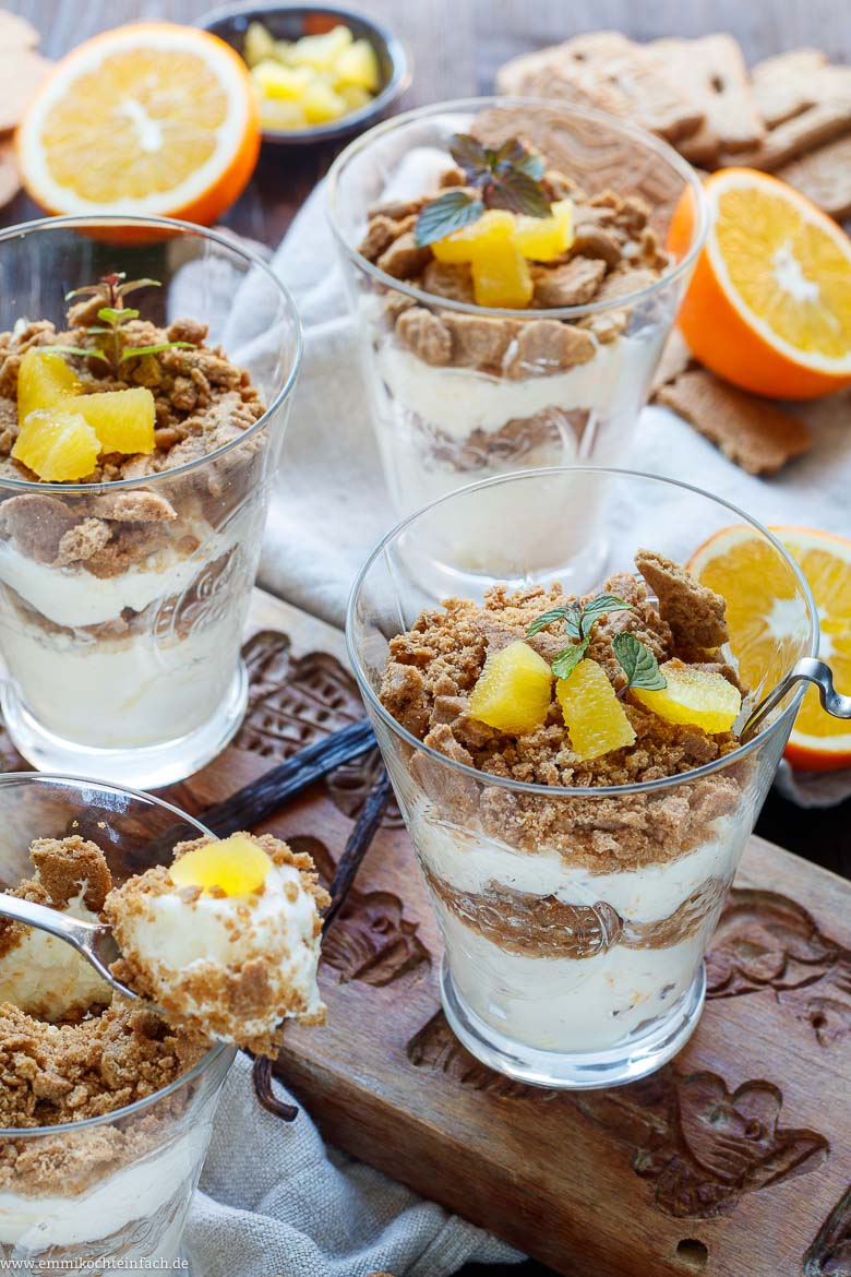 Einfaches und schnelles Spekulatius-Dessert