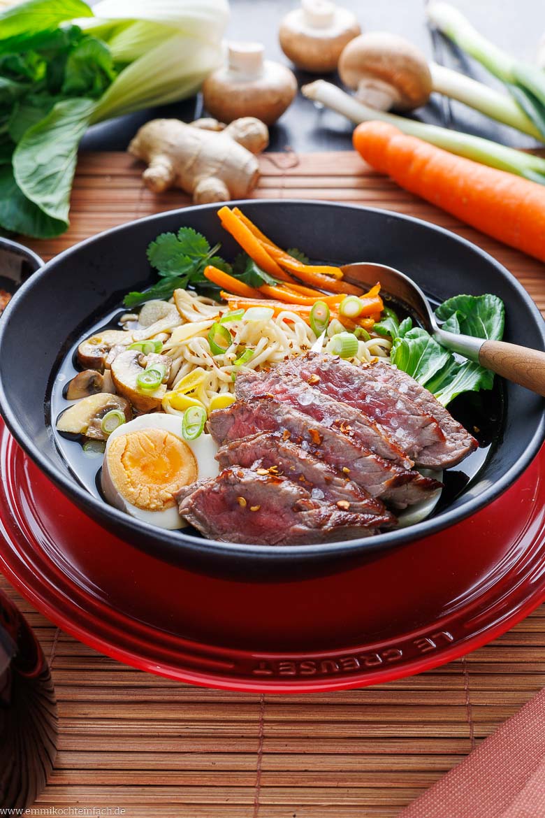 Ramen mit w&uuml;rziger Br&uuml;he selber machen