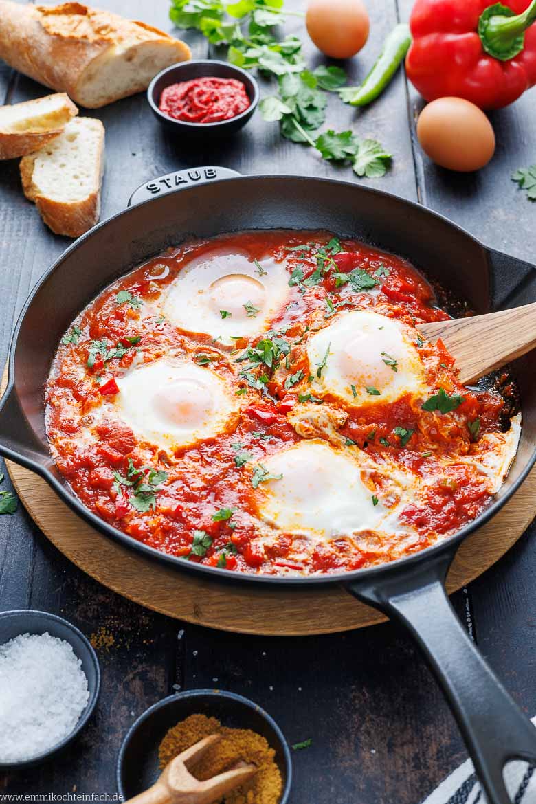Einfaches Shakshuka-Rezept