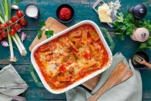 Rezept für Maultaschenauflauf