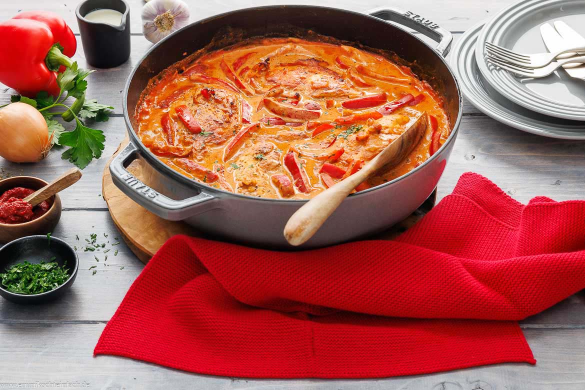 Paprika-Sahne-Hähnchen-image