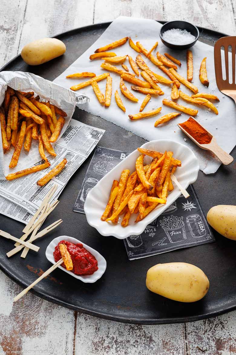 Pommes selber machen im Ofen