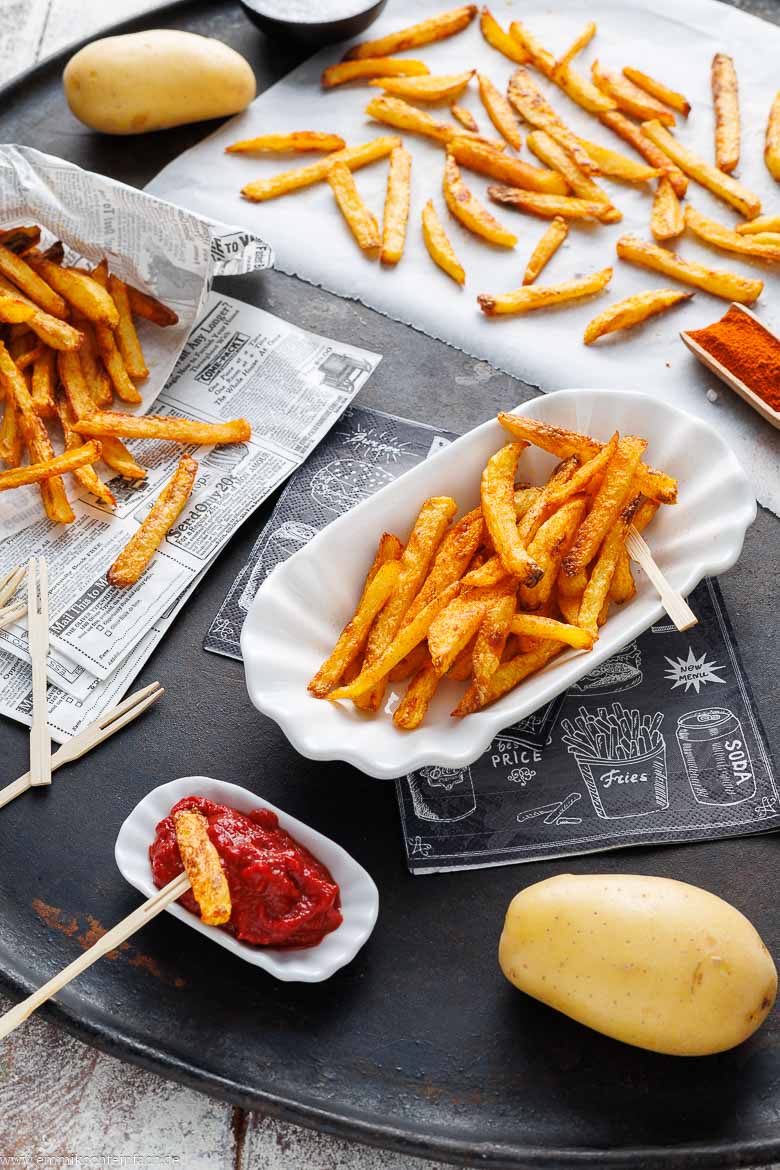 Pommes aus frischen Kartoffeln