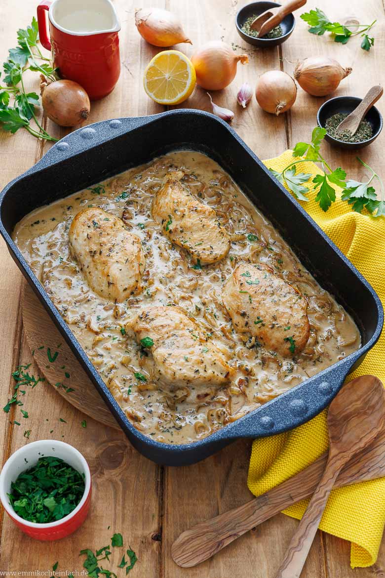 Leckere Hähnchenbrustfilets aus dem Ofen