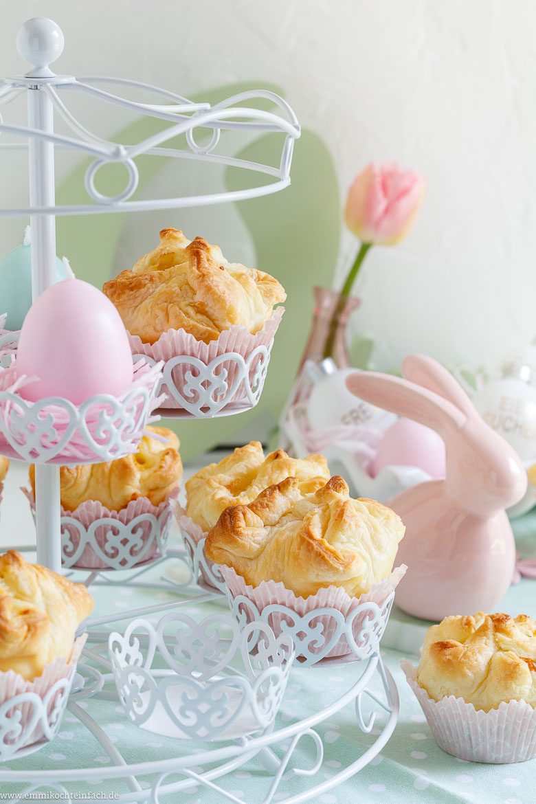 Blätterteig-Muffins: einfaches Rezept