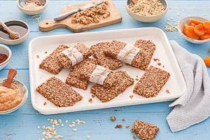Müsliriegel fertig zubereitet