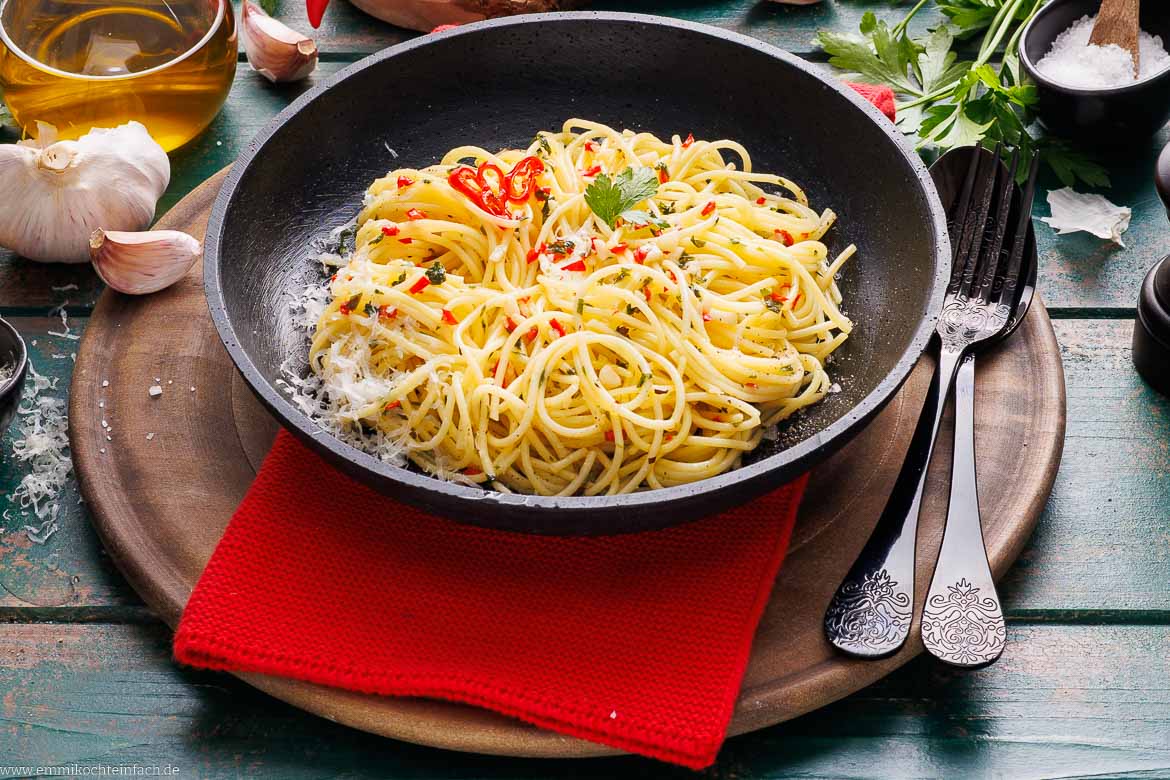 Spaghetti aglio e olio wie in Italien-image