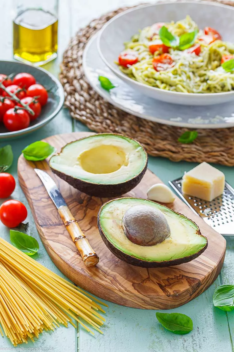 Avocado Pasta Zutaten