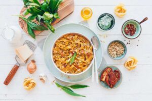 Rezept für Bärlauch-Nudeln