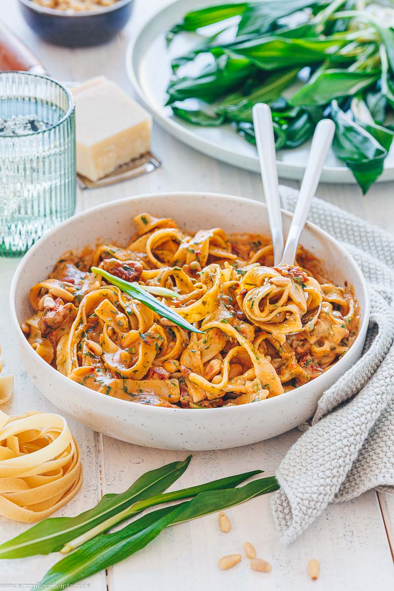 Tagliatelle mit frischem Bärlauch