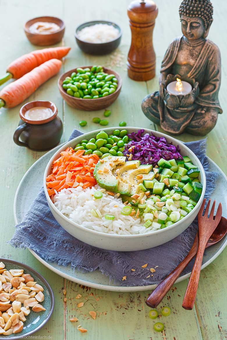 Gesunde vegane Bowl