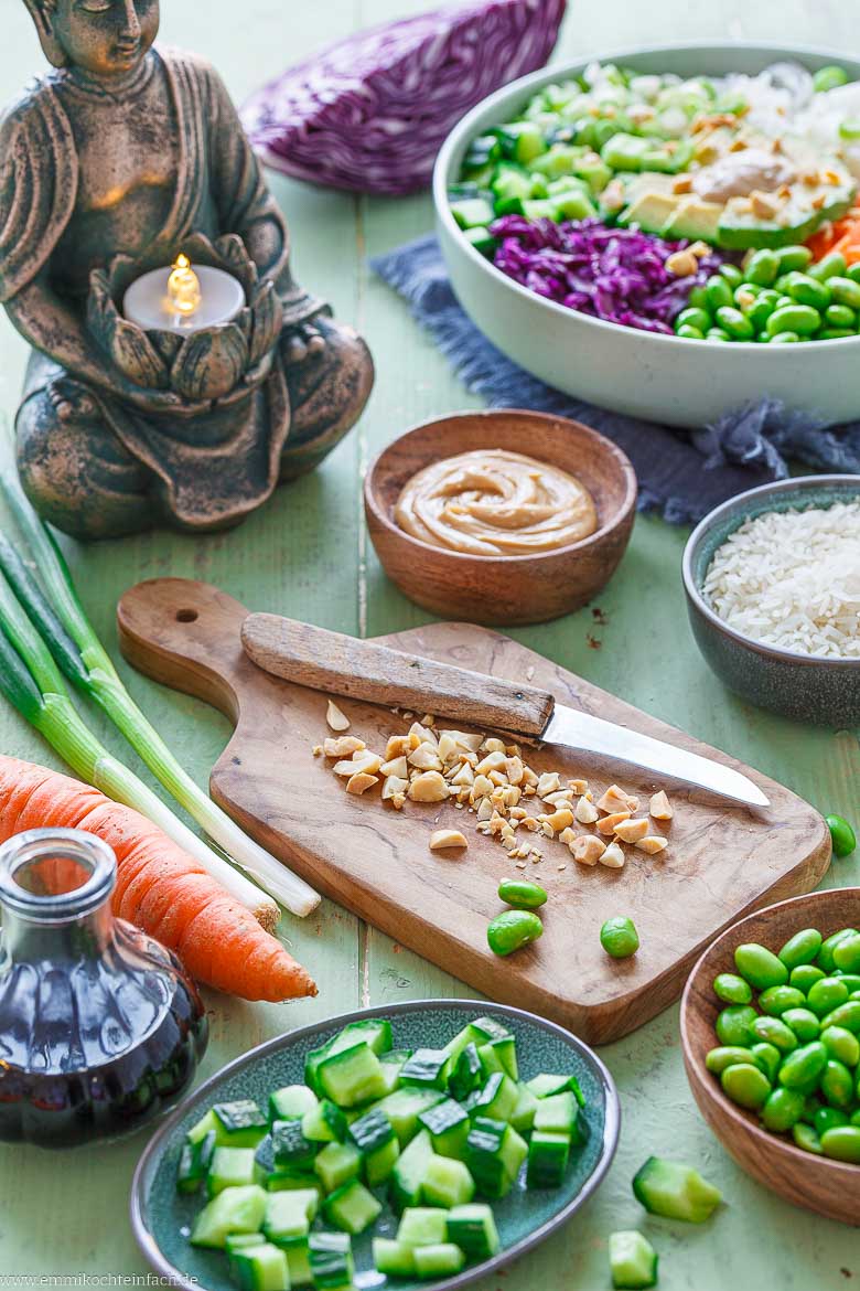 Zutaten für mein Bowl-Rezept