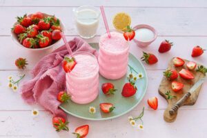 Erdbeermilch Rezept