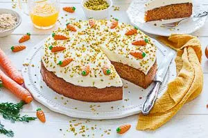 Fertig! Schon kannst du den Kuchen servieren.