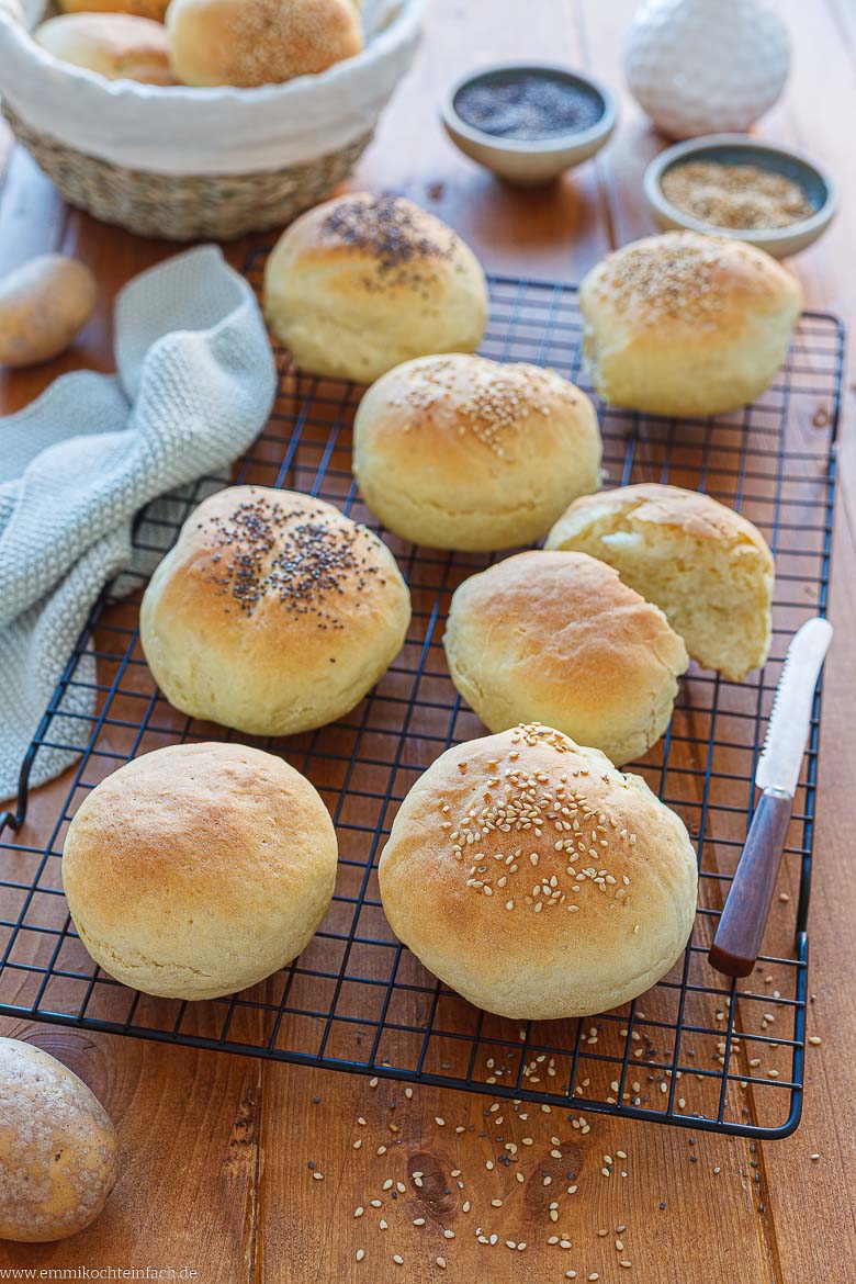 Kartoffelbrötchen selber backen