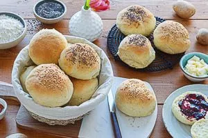 Fertig sind die Kartoffelbrötchen!