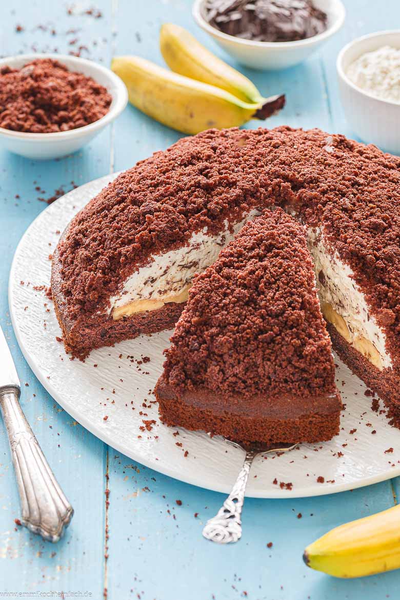 Maulwurftorte angeschnitten