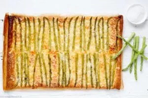 Rezept für Spargel-Tarte grüner Spargel