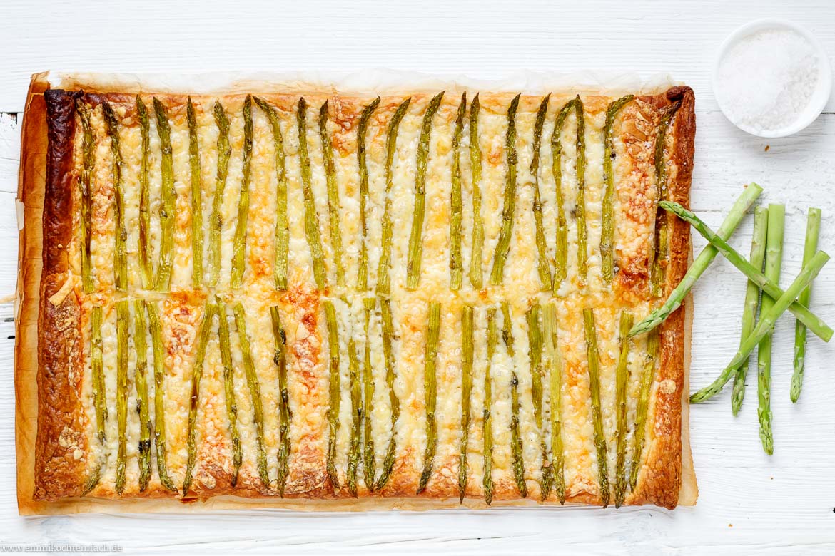Spargel-Tarte mit grünem Spargel Spargel-Tarte mit grünem Spargel