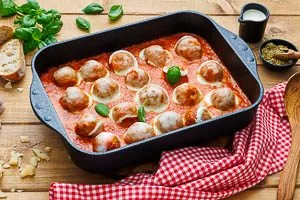 Fertig sind die Hackbällchen Toskana!