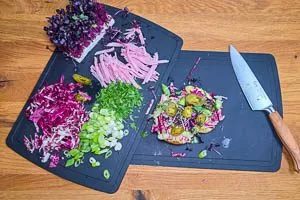 Ofenkartoffeln befüllen