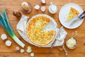 Rezept für Lauchquiche