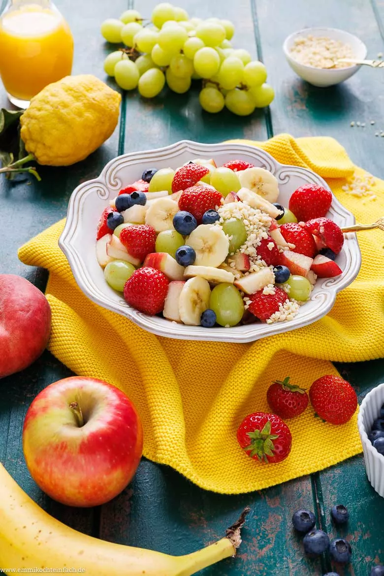 Einfaches Obstsalat-Rezept