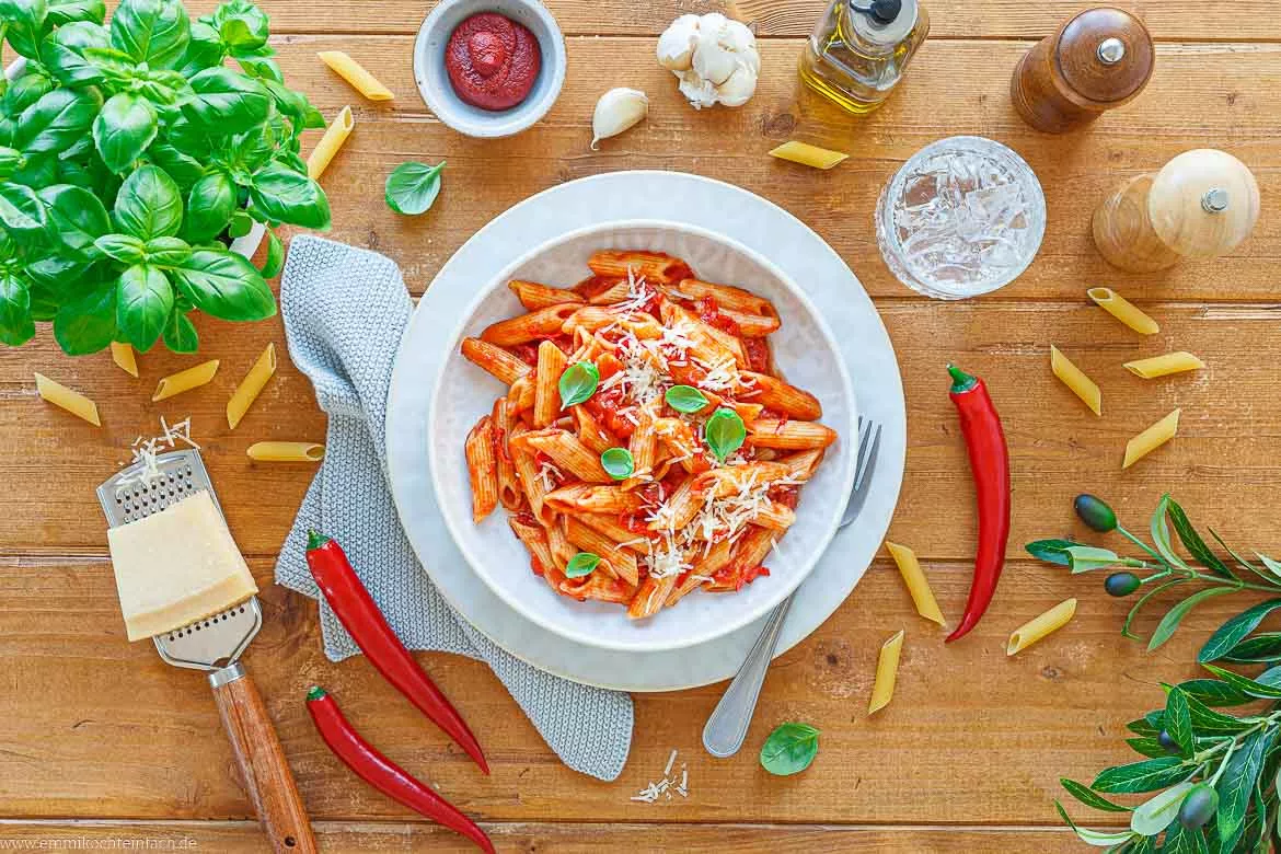 Rezept für Penne Arrabiata
