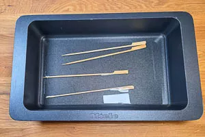 Holzspieße vorbereiten