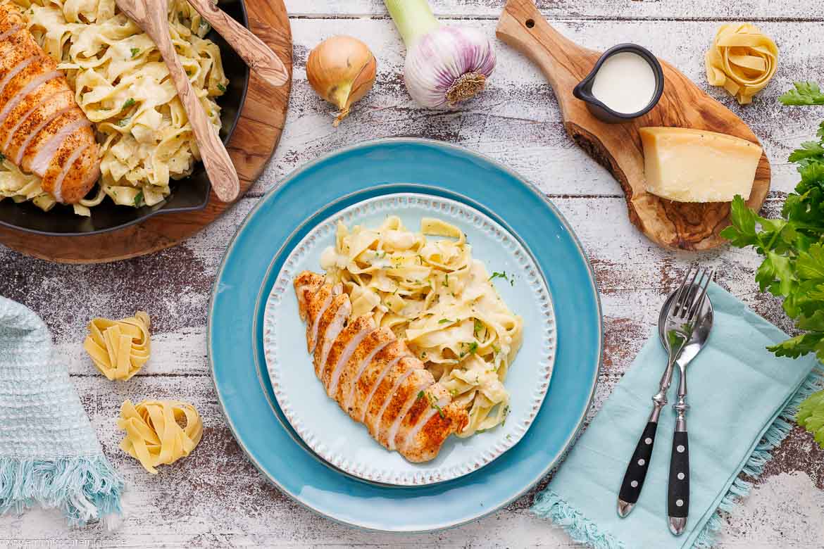 Rezept für Chicken Alfredo