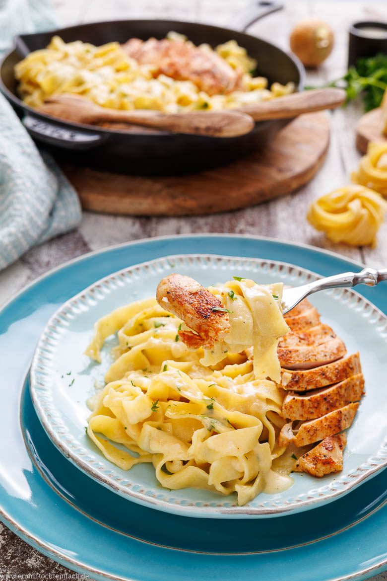 Chicken Alfredo selber machen