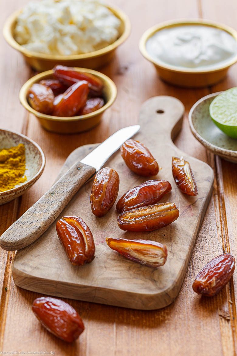 Zutaten für das Datteldip-Rezept