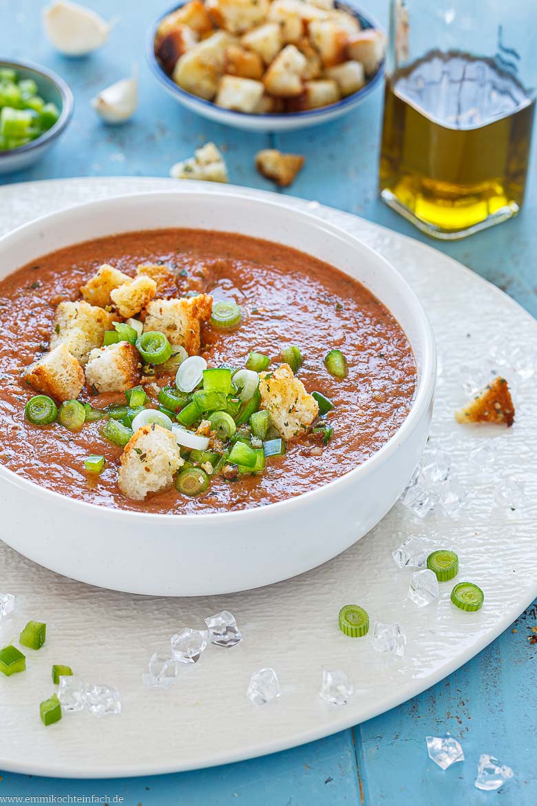 Spanische Tomatensuppe nach meinem Originalrezept