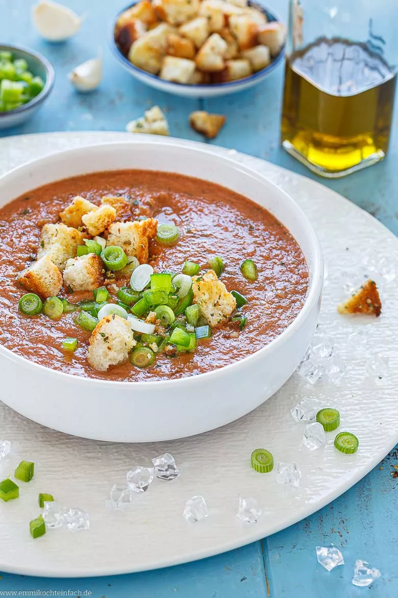 Spanische Tomatensuppe nach meinem Originalrezept