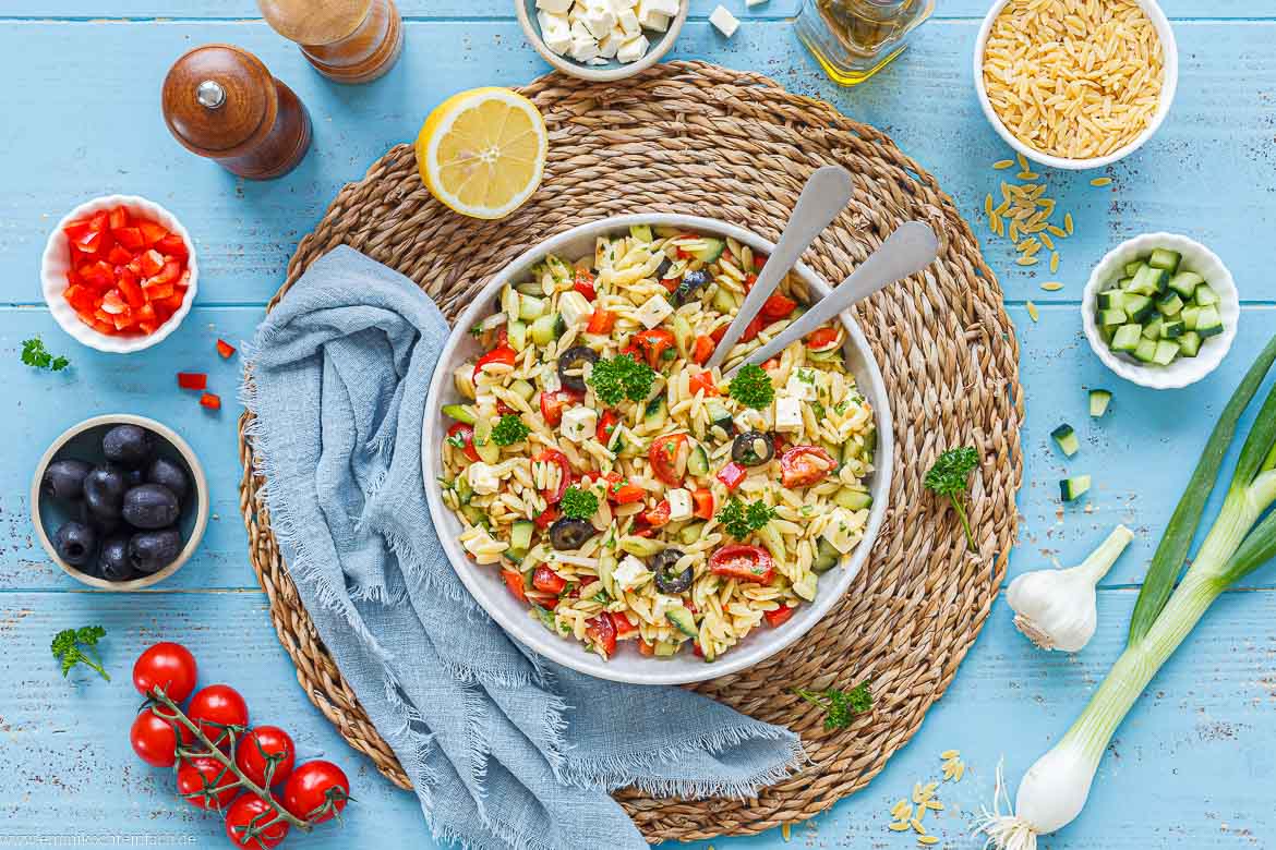 Rezept für Kritharaki-Salat