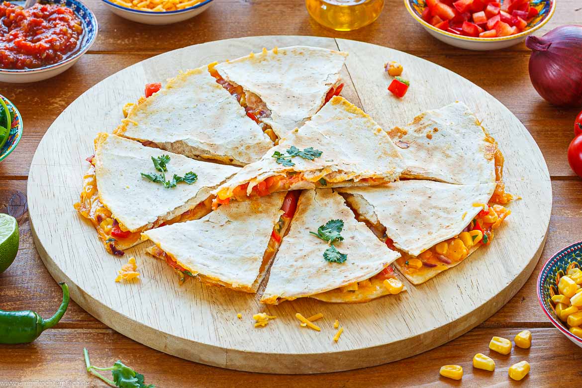 Quesadillas – vegetarisch und einfach