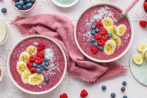 Fertig ist die Smoothie Bowl!